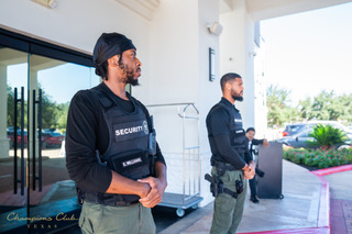 Security team outdoors